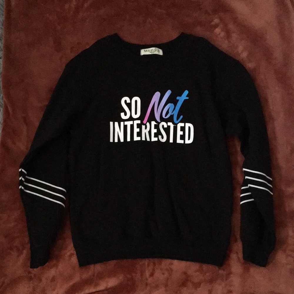 Navy Blue and Black Sweatshirts